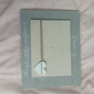 Love Is "A Million Little Things" in Wooden Frame Used